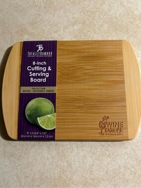 Totally Bamboo 8" Bamboo Cutting & Serving Board - Natural Bamboo